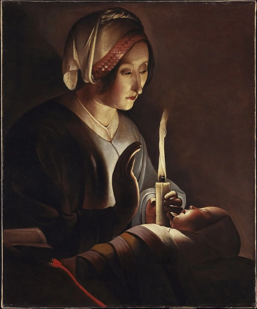 Georges de La Tour - Sant'Anna col Bambino Gesù, Art Gallery of Ontario, Toronto